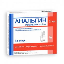 Анальгин, раствор