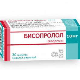 Бисопролол, таблетки