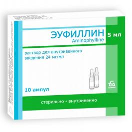 Эуфиллин, раствор
