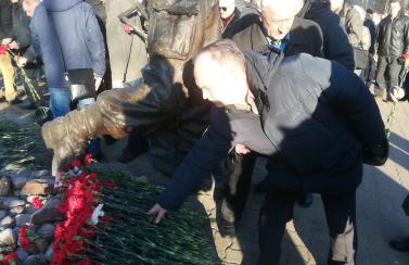 Митинг, посвященный выводу войск из Афганистана